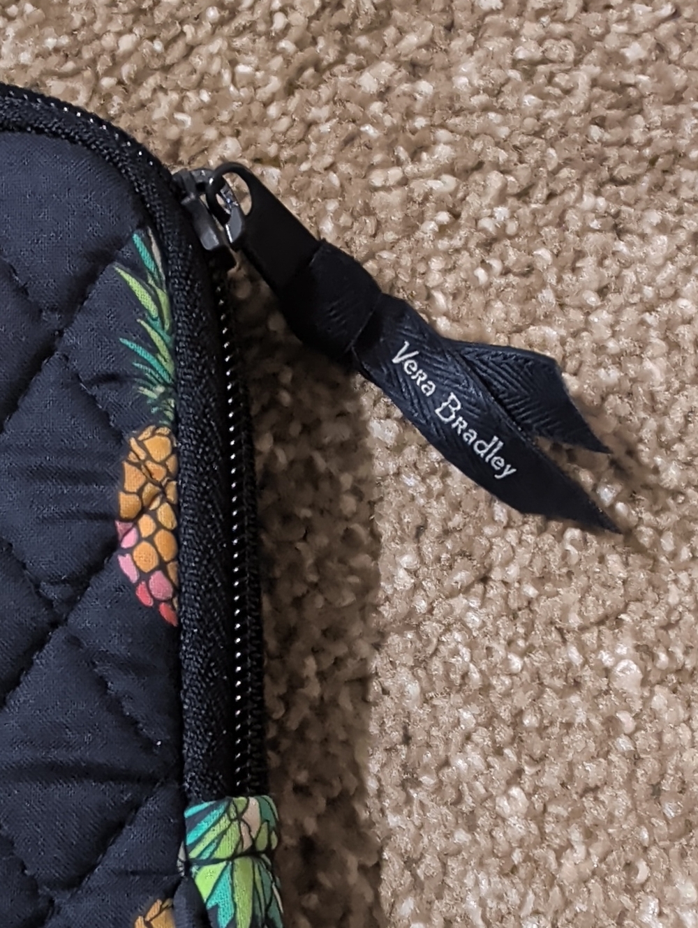 Quilted Pineapple Print Tablet Sleeve - Picture 2 of 6
